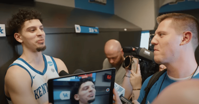 KSR's sights and sounds from Kentucky's locker room celebration post-Illinois